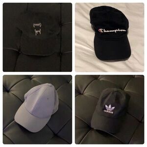 ❤️❤️ Hat Bundle Adidas, Champion, Fang, Silver Gray